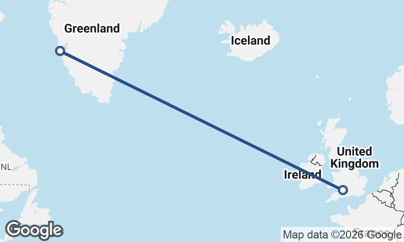 Nuuk to Bristol