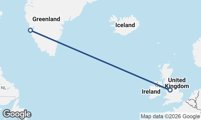 Nuuk to Liverpool