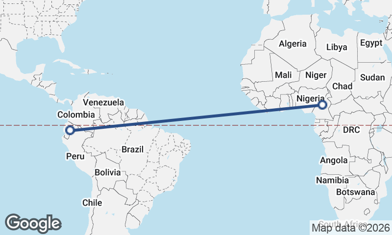 Cameroon to Ecuador