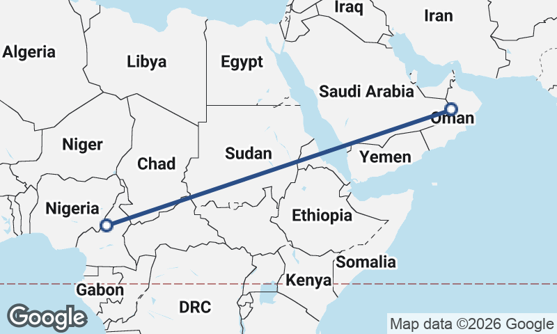 Cameroon to Oman