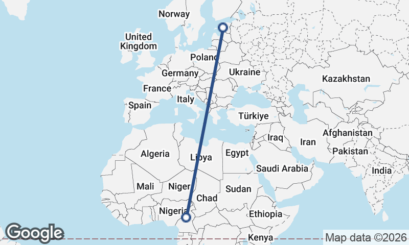Cameroon to Estonia