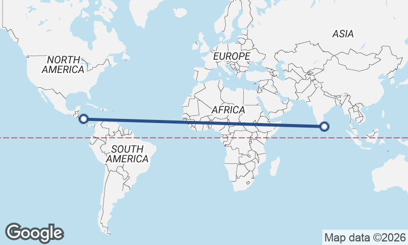 Sri Lanka to Nicaragua