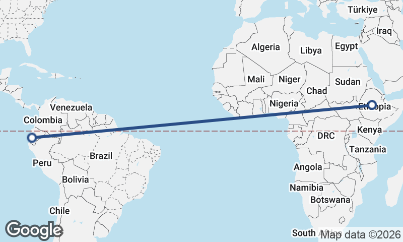 Addis Ababa to Guayaquil