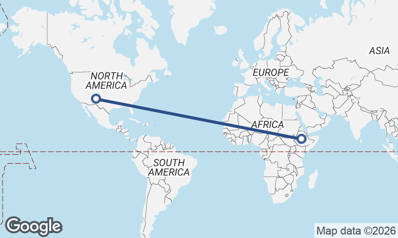 Addis Ababa to Albuquerque