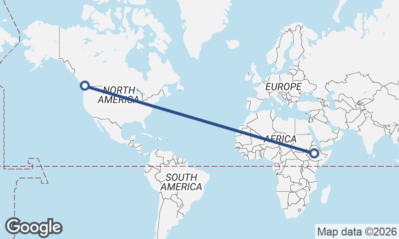Addis Ababa to Vancouver