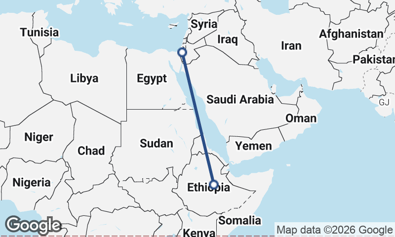 Ethiopia to Israel
