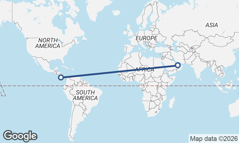 Costa Rica to United Arab Emirates