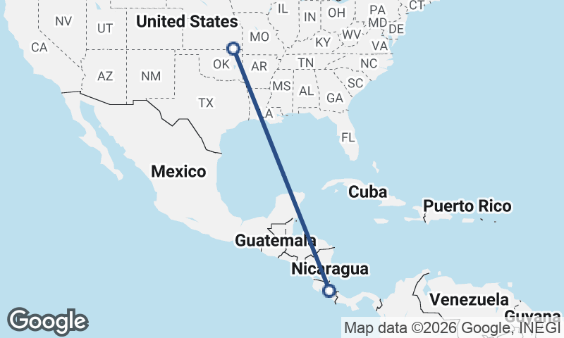 Costa Rica to United States