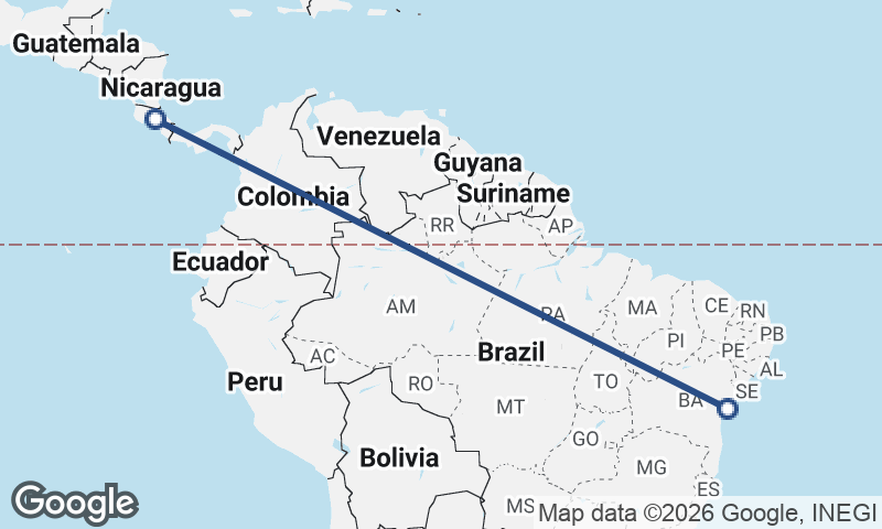 San José to Salvador