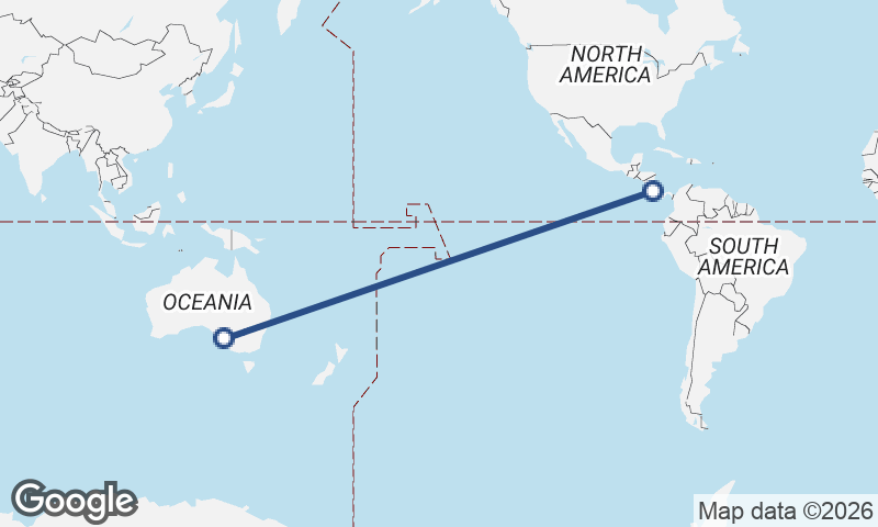 San José to Adelaide