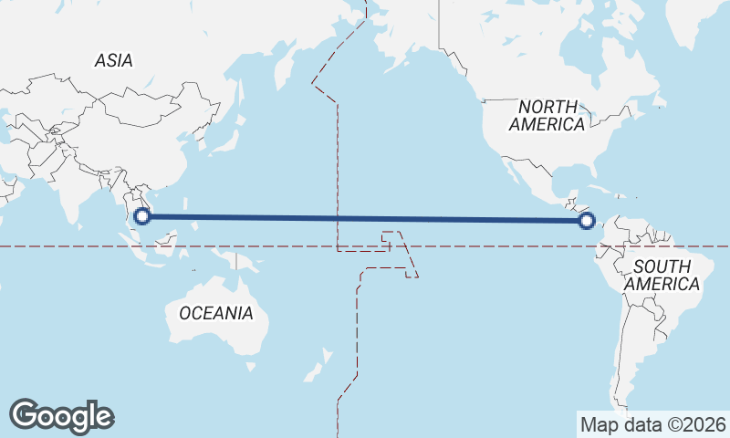 San José to Phnom Penh