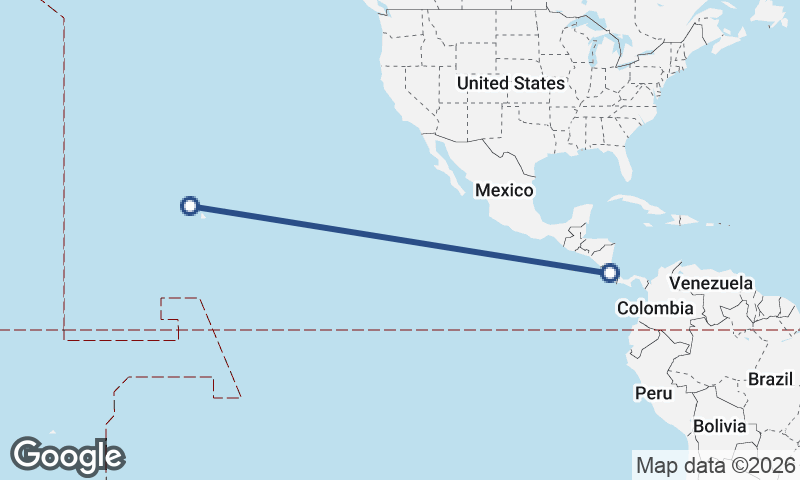 San José to Honolulu