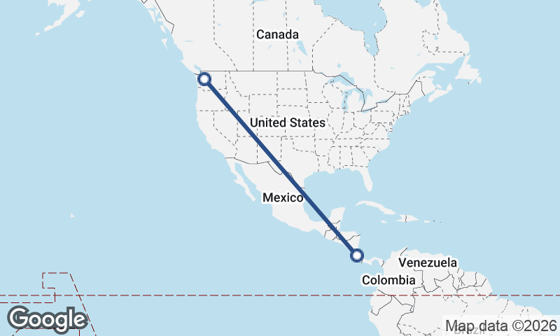 San José to Seattle