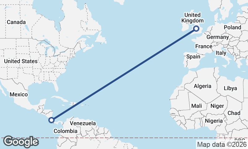 San José to Birmingham